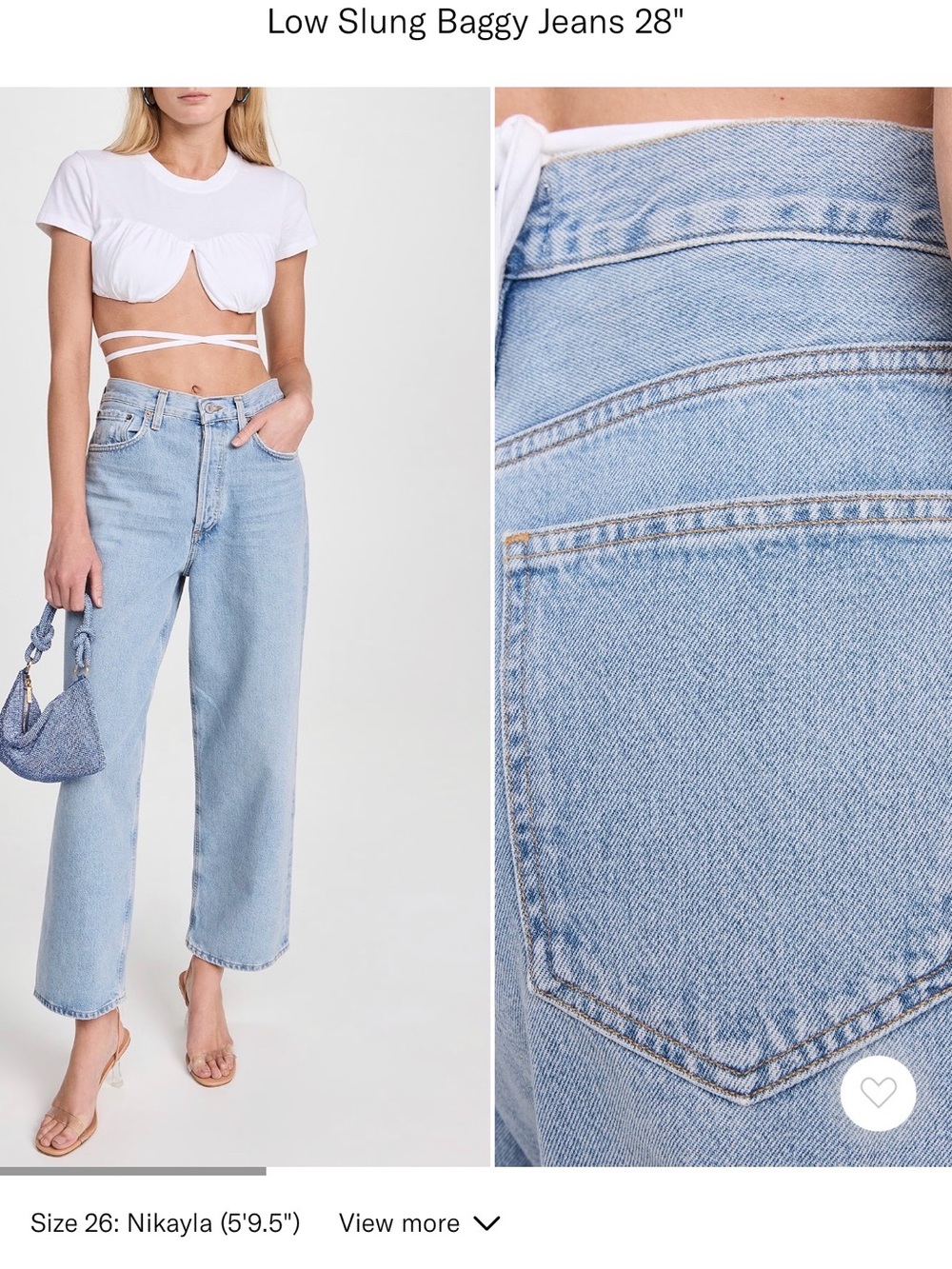Agolde Low rise Jeans - Picture 2 of 5